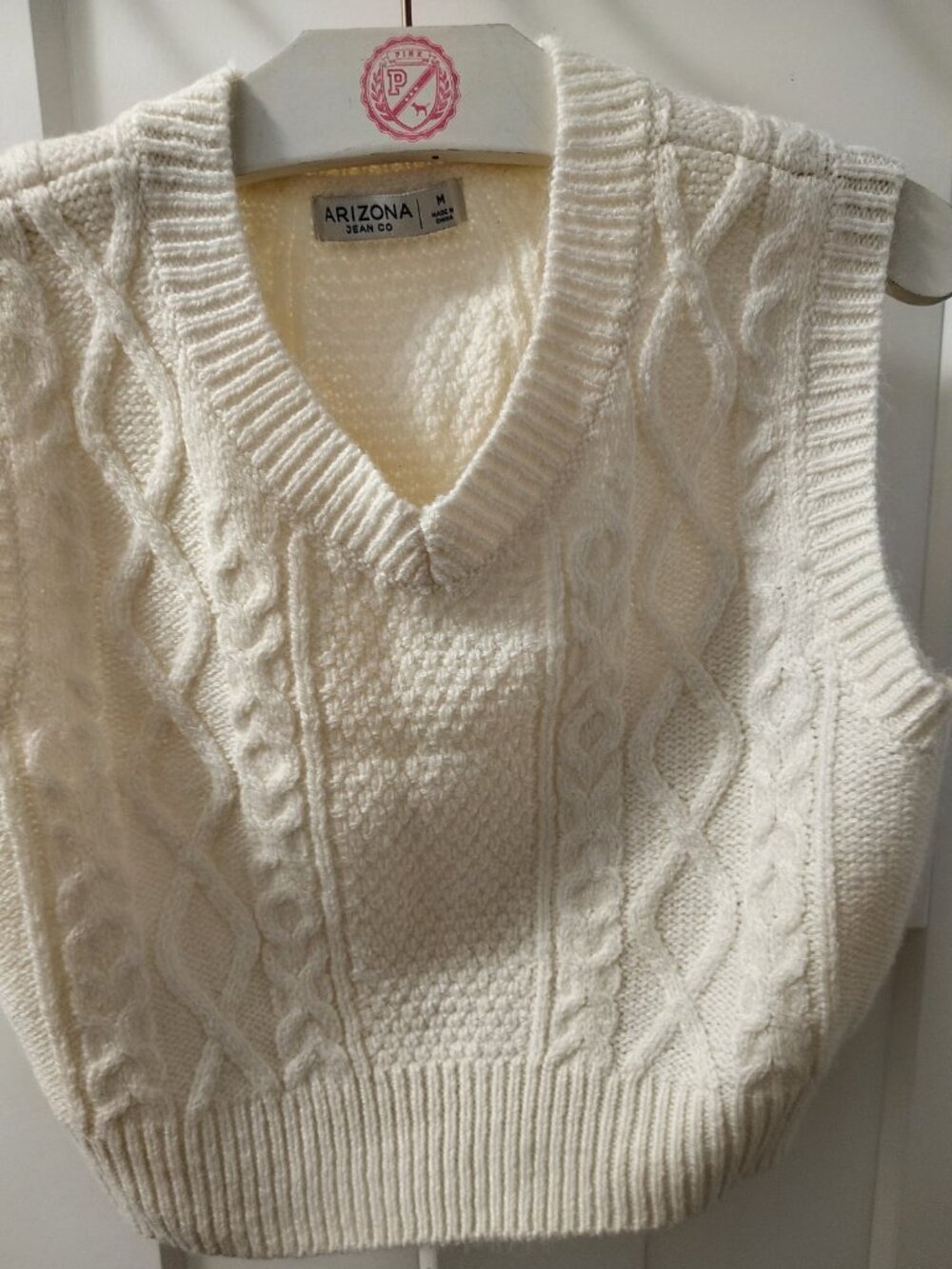 Arizona Jeans Co Women's Oversized Sweater Vest, Size M